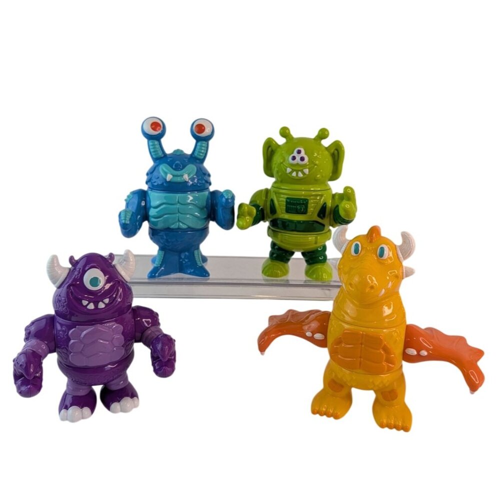 Lakeshore Learning Learn & Play Magnetic Monsters Mix Match Compete‎ Set of 4
